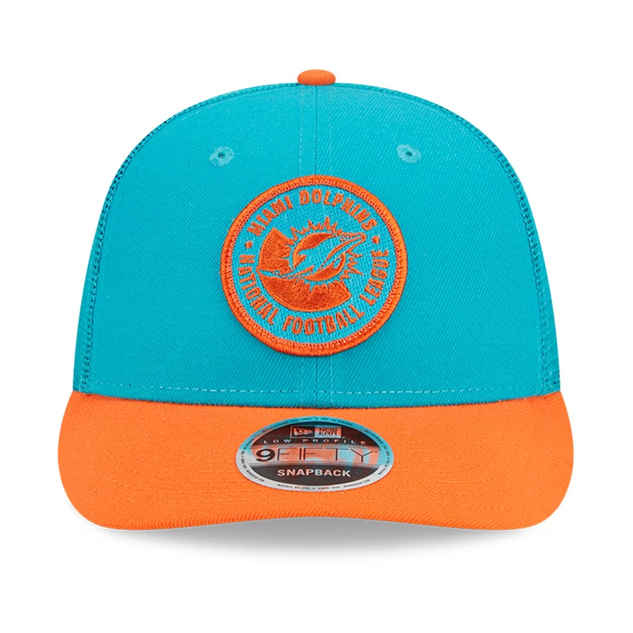 New Era Men's Miami Dolphins 2023 Sideline 2-Tone 9FIFTY Adjustable Hat - One Size Each