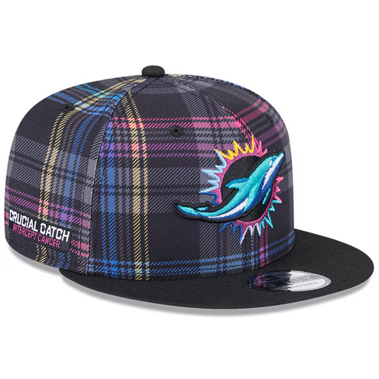 MIAMI DOLPHINS 2024 NFL CRUCIAL CATCH 9FIFTY SNAPBACK HAT