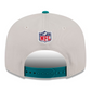 MIAMI DOLPHINS 2024 NFL SIDELINE HISTORIC 9FIFTY SNAPBACK HAT - STONE/AQUA