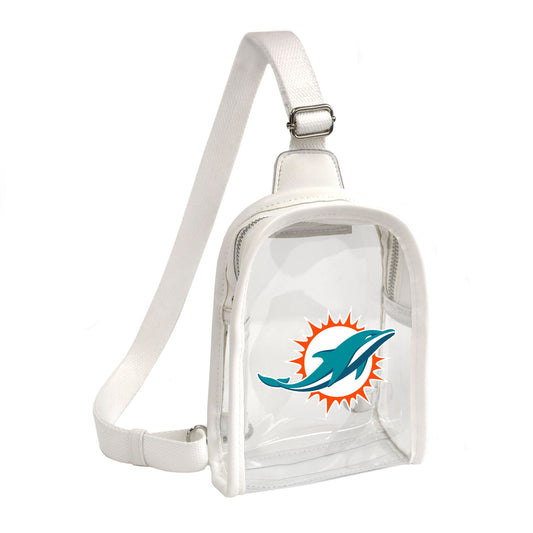 MIAMI DOLPHINS CLEAR STADIUM MINI SLING BAG