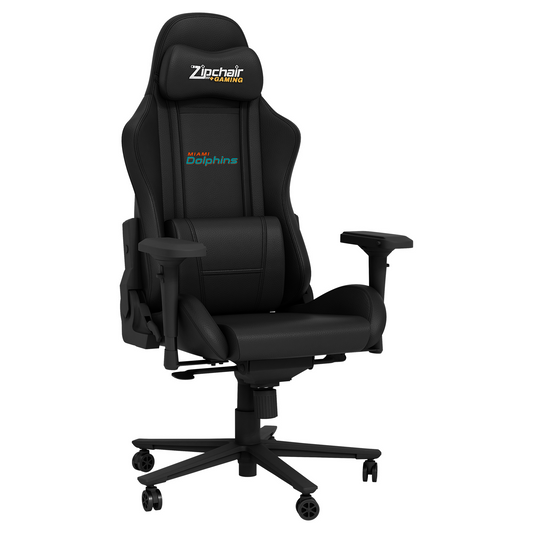 MIAMI DOLPHINS XPRESSION PRO GAMING CHAIR WITH SECONDARY LOGO