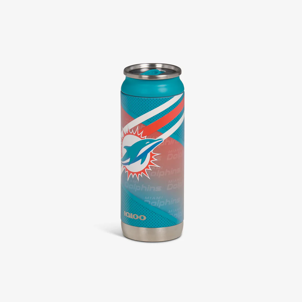 MIAMI DOLPHINS IGLOO 16OZ REUSABLE CAN