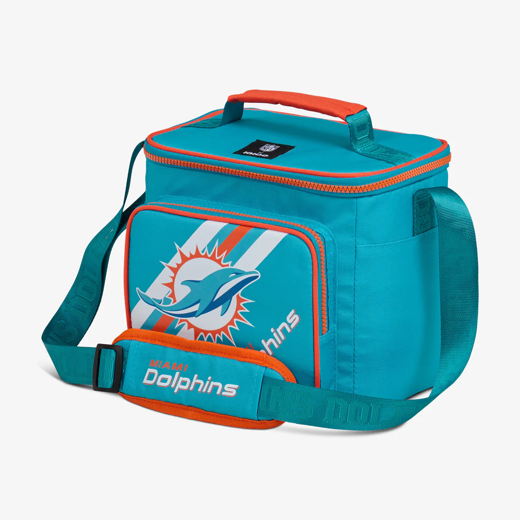 MIAMI DOLPHINS IGLOO SQUARE LUNCH COOLER BAG JR S SPORTS