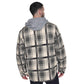 MIAMI DOLPHINS MEN'S FULLBACK PLAID HOODED JACKET