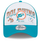 MIAMI DOLPHINS RETRO WORDMARK A-FRAME 9FORTY ADJUSTABLE HAT