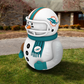 MIAMI DOLPHINS SNOWMAN PLAYER 7' INFLATABLE