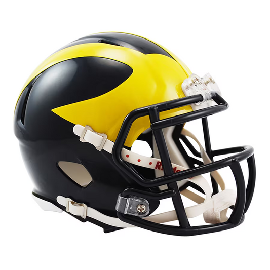 MICHIGAN WOLVERINES RIDDELL MINI SPEED HELMET