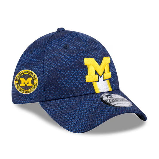 MICHIGAN WOLVERINES 2024 TEAM 39THIRTY FLEX FIT HAT - NAVY