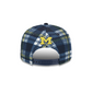 MICHIGAN WOLVERINES PLAID STATEMENT 9FIFTY SNAPBACK HAT