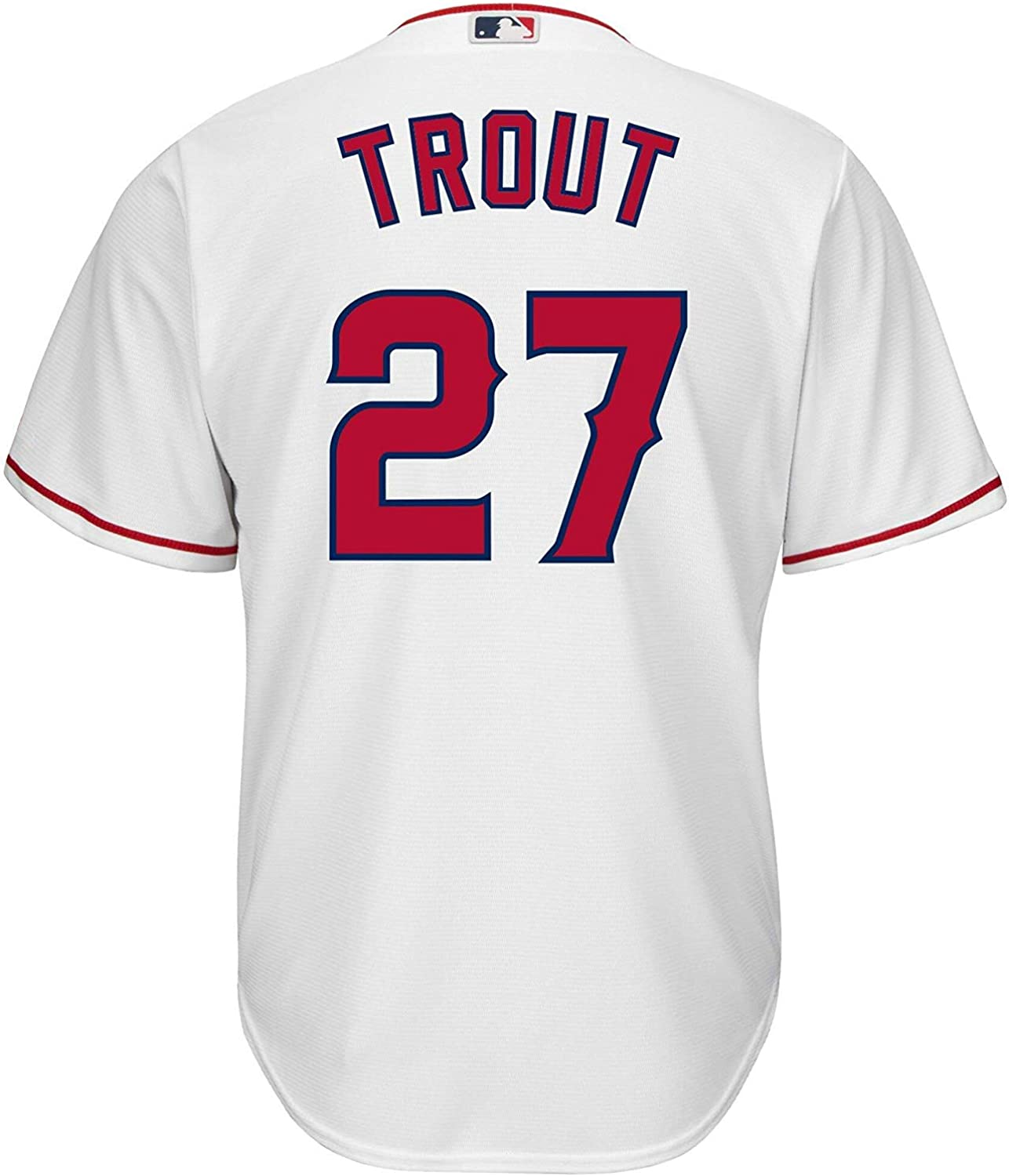 Outerstuff Mike Trout Kids Replica Los Angeles Angels Jersey - White White / M