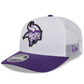 MINNESOTA VIKINGS 2024 NFL TRAINING CAMP 9SEVENTY STRETCH SNAP TRUCKER HAT - WHITE