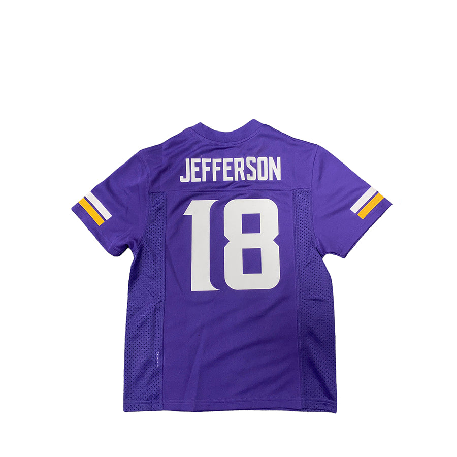 MINNESOTA VIKINGS JUSTIN JEFFERSON YOUTH MID TIER JERSEY