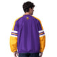 MINNESOTA VIKINGS MEN'S HIGH HEAT 1 PULLOVER JACKET - PURPLE/GOLD