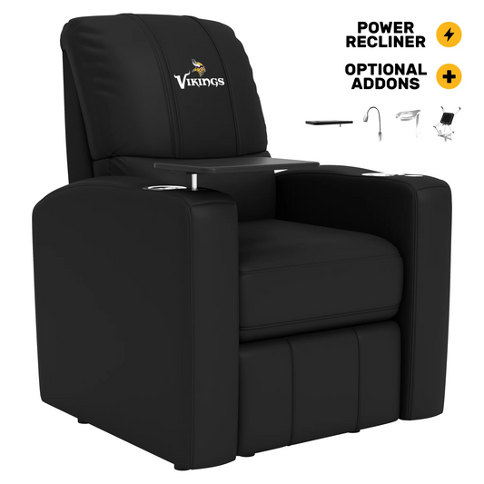 MINNESOTA VIKINGS STEALTH POWER RECLINER WITH SECONDARY LOGO