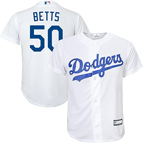 We are giving away an AUTHENTIC Mookie Betts Dodgers jersey!! All