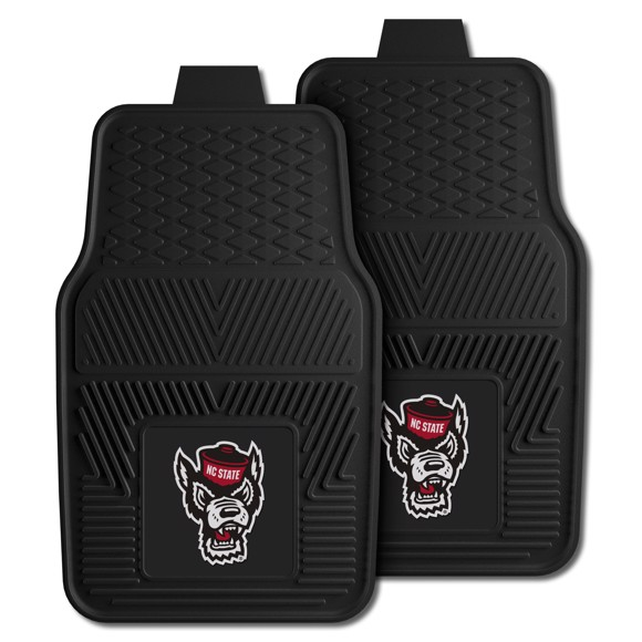 NC STATE WOLFPACK VINYL CAR MAT SET