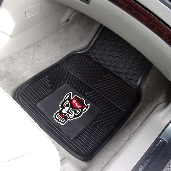 NC STATE WOLFPACK VINYL CAR MAT SET