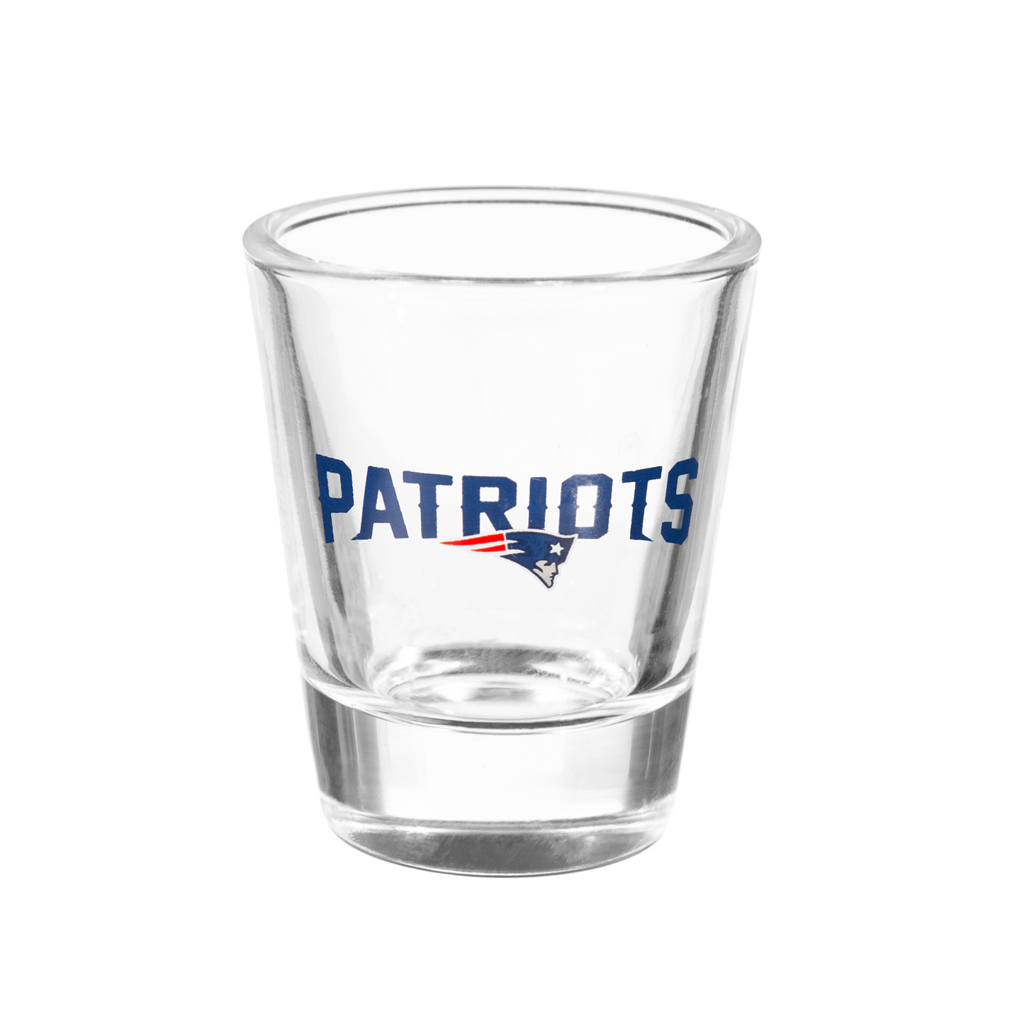 NEW ENGLAND PATRIOTS 2 OZ. TEAM SHOT GLASS - GLASS