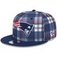 NEW ENGLAND PATRIOTS 2024 NFL SIDELINE STATEMENT 9FIFTY SNAPBACK HAT - NAVY