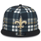 NEW ORLEANS SAINTS 2024 NFL SIDELINE STATEMENT 9FIFTY SNAPBACK HAT - BLACK