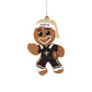 NEW ORLEANS SAINTS ABS GINGERBREAD MAN IN UNIFORM ORNAMENT