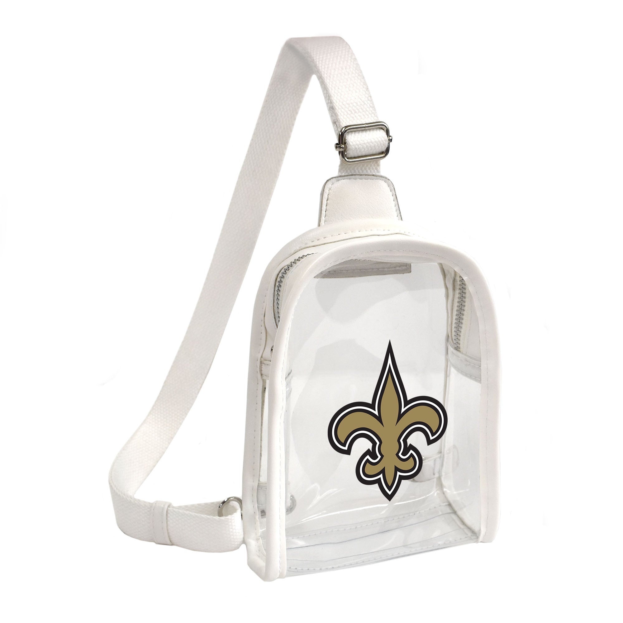 NEW ORLEANS SAINTS CLEAR STADIUM MINI SLING BAG JR S SPORTS