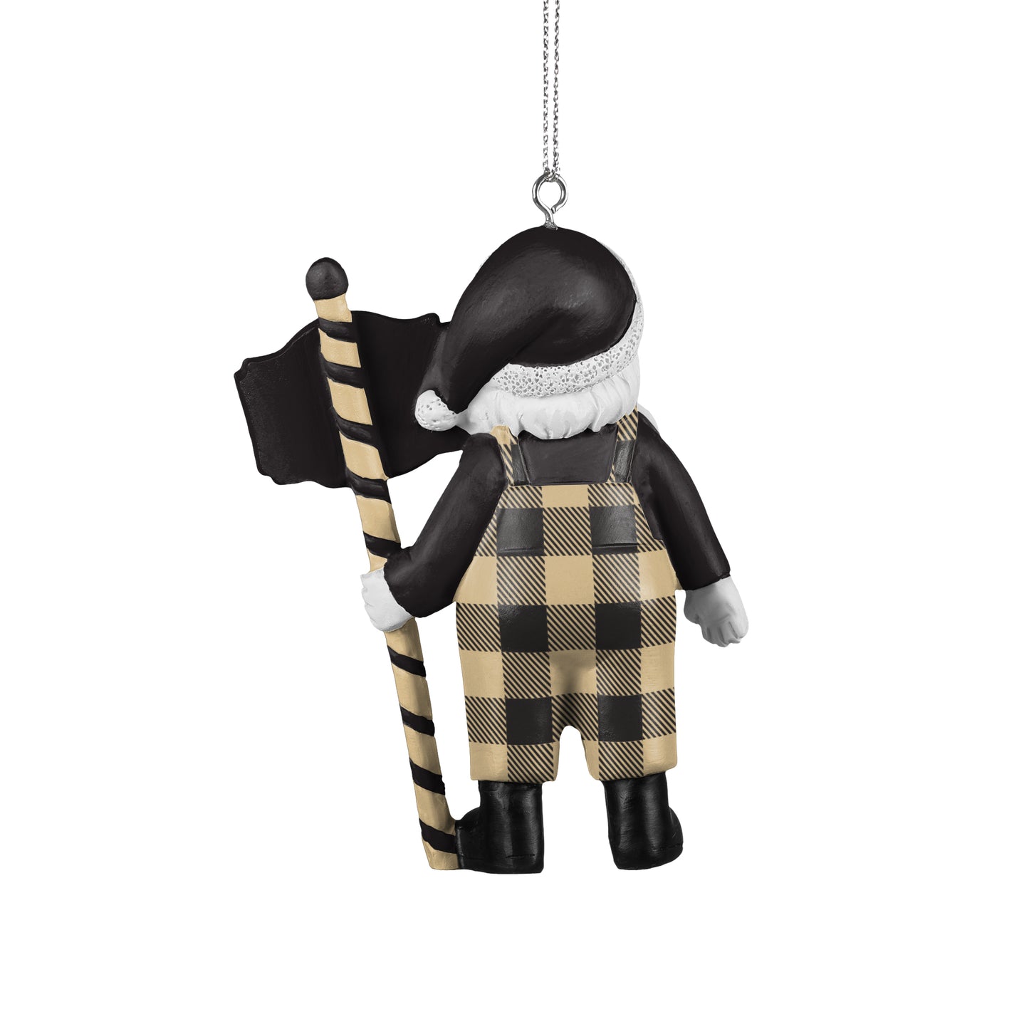 NEW ORLEANS SAINTS SANTA OVERALLS ORNAMENT