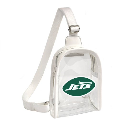 NEW YORK JETS CLEAR STADIUM MINI SLING BAG