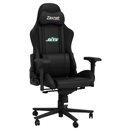 NEW YORK JETS XPRESSION PRO GAMING CHAIR WITH CLASSIC LOGO