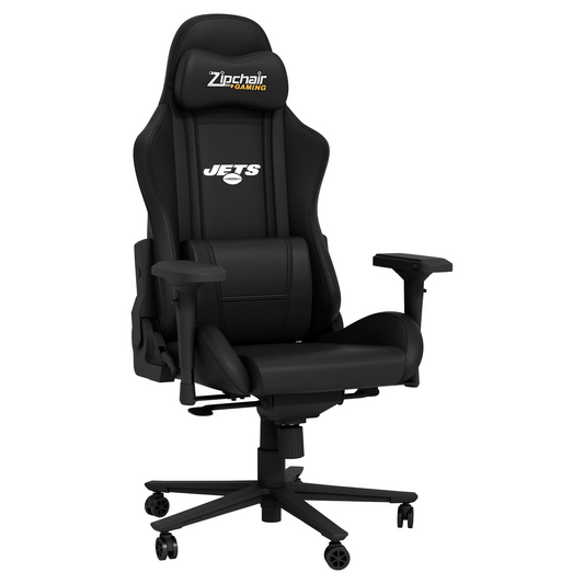 NEW YORK JETS XPRESSION PRO GAMING CHAIR WITH SECONDARY LOGO