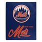 NEW YORK METS SIGNATURE 50"X60" RASCHEL THROW BLANKET