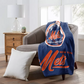 NEW YORK METS SIGNATURE 50"X60" RASCHEL THROW BLANKET