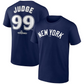 NEW YORK YANKEES AARON JUDGE MEN'S 2024 WORLD SERIES NAME & NUMBER T-SHIRT