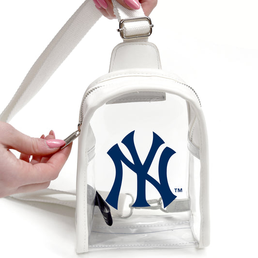 NEW YORK YANKEES CLEAR STADIUM MINI SLING BAG