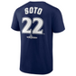 NEW YORK YANKEES JUAN SOTO MEN'S 2024 WORLD SERIES NAME & NUMBER T-SHIRT