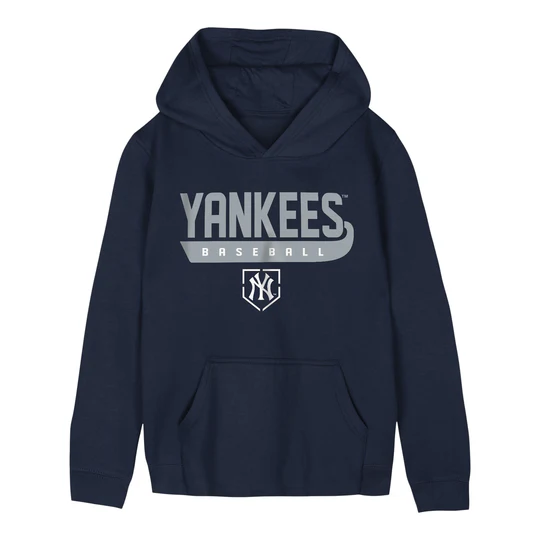 NEW YORK YANKEES KIDS TARGET BASE PULLOVER HOODED SWEATSHIRT