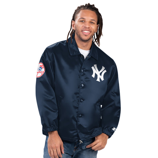 NEW YORK YANKEES MEN'S OPTION ROUTE COACHES JACKET