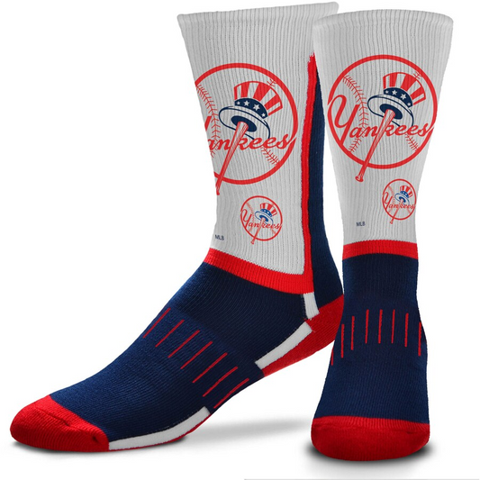 NEW YORK YANKEES MEN'S PATRIOTIC STAR CREW SOCKS