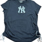 NEW YORK YANKEES WOMEN'S ACTIVE CHEETAH T-SHIRT