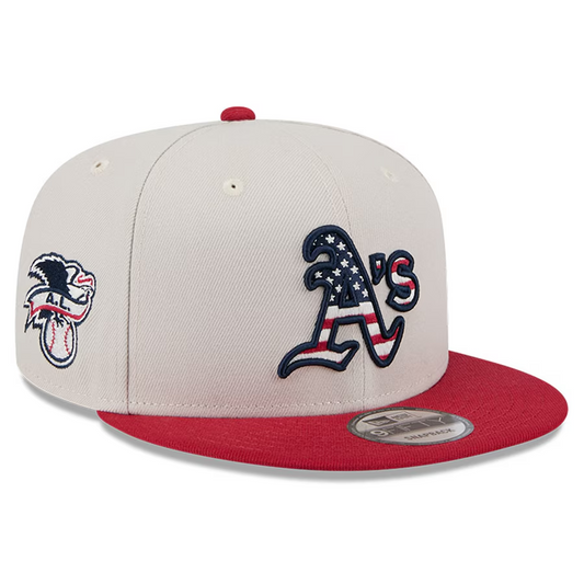 OAKLAND ATHLETICS 2024 MLB 4TH OF JULY 9FIFTY SNAPBACK HAT