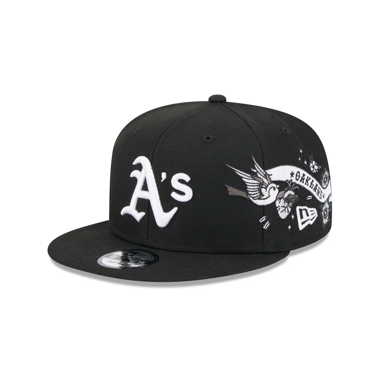 OAKLAND ATHLETICS CITY ART 9FIFTY SNAPBACK - BLACK/WHITE