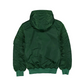 OAKLAND ATHLETICS MEN'S NEWERA X ALPHA INDUSTRIES L-2B HOODED BOMBER JACKET - GREEN