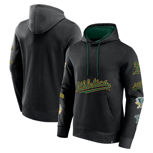 OAKLAND ATHLETICS MEN'S WILD WINNER PULLOVER HOODED SWEATSHIRT