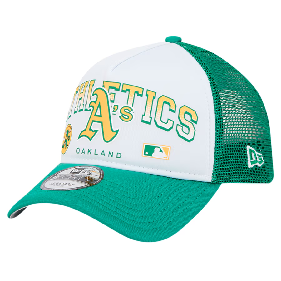 OAKLAND ATHLETICS RETRO WORDMARK A-FRAME 9FORTY ADJUSTABLE HAT