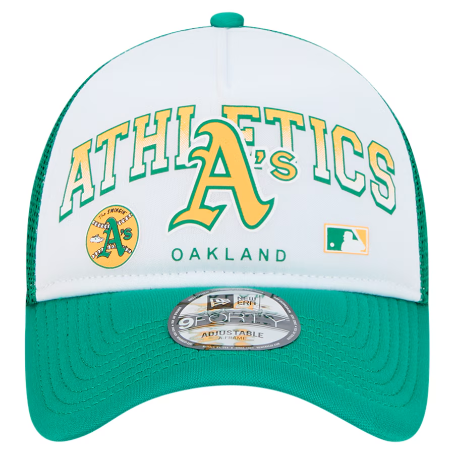 OAKLAND ATHLETICS RETRO WORDMARK A-FRAME 9FORTY ADJUSTABLE HAT