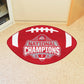 OHIO STATE BUCKEYES 2024 NCAA NATIONAL CHAMPIONS 20.5" X 32.5" FOOTBALL RUG