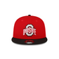 OHIO STATE BUCKEYES TWO-TONE EVERGREEN 9FIFTY SNAPBACK HAT - RED/BLACK