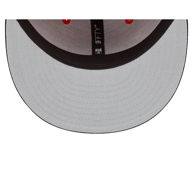 OHIO STATE BUCKEYES TWO-TONE EVERGREEN 9FIFTY SNAPBACK HAT - RED/BLACK