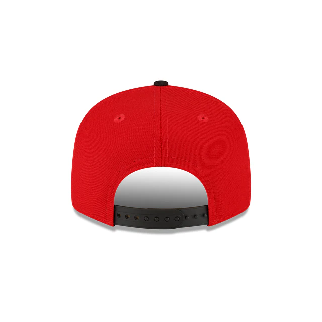 OHIO STATE BUCKEYES TWO-TONE EVERGREEN 9FIFTY SNAPBACK HAT - RED/BLACK