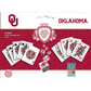 OKLAHOMA SOONERS 2PK JUEGO DE TARJETAS Y DADOS